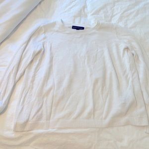 Open back white barely worn